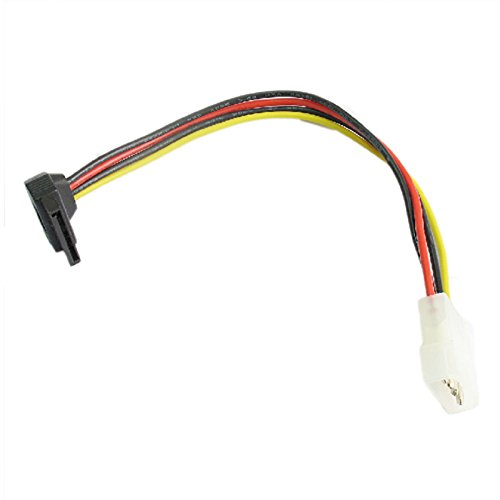 Aukson J32 SATA zu IDE 4-pol Molex Adapterkabel, 15 cm, Abgewinkelt, 15-polig auf 4-polig für Festplatten und PCs, 90° SATA Stecker auf 5,25 Zoll Molex Stromanschluss, SSD/HDD Stromadapter Aukson J32 SATA zu IDE 4-pol Molex Adapterkabel, 15 cm, Abgewinkelt, 15-polig auf 4-polig für Festplatten und PCs, 90° SATA Stecker auf 5,25 Zoll Molex Stromanschluss, SSD/HDD Stromadapter von Aukson