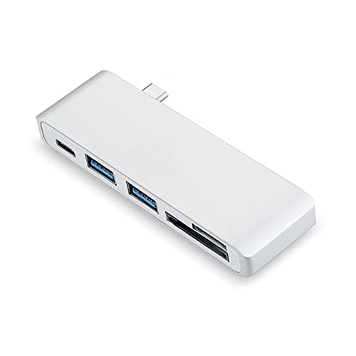 Aukson P86C 5-in-1 USB 3.0 Hub Typ C Adapter – Daten-Sync, Ladefunktion, SD/TF Kartenleser, Kompakt & Vielseitig von Aukson