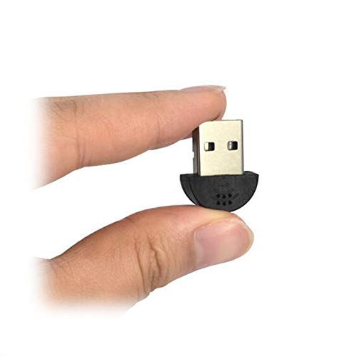 Aukson Q71 Mini USB Mikrofon – Plug & Play für Windows PC, Mac, Linux – Ideal für Sprachaufnahme, Web-Chat, Skype, MSN, Whatsapp, Spiele und Videokonferenzen von Aukson
