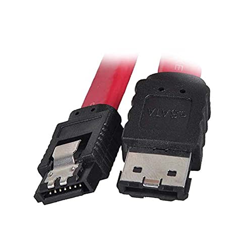 Aukson P39 E-SATA auf SATA Datenkabel 50cm Verbindungskabel Anschlusskabel für PC Festplatte HDD Laufwerk SSD von Aukson