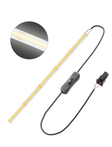 3D-Drucker-Zubehör 24V COB-Lichtleisten-Kit für Bambu Lab A1 Zubehör: COB-Lichtleiste mit Schalter, flexibles gleichmäßiges Licht mit hoher Dichte (nur für Bambu Lab A1) von Aukuoy