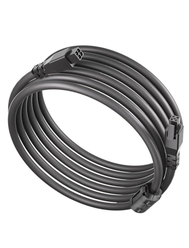 Aukuoy 4Pin AMS Lite 2M Verlängerungskabel für Bambu Lab A1/A1mini 3D Drucker, 22AWG Kupferkern Verlängerungskabel mit magnetischem Ring (nicht für X1 P1) von Aukuoy