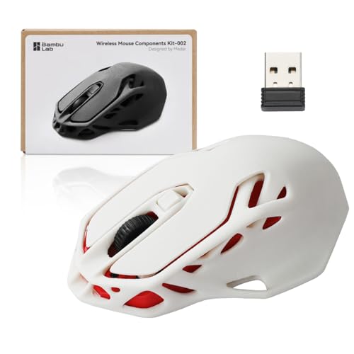 Bambu Lab Makerworld MH002 DIY Kreative Modelle: 3D gedruckte kabellose Maus Komponenten Kit 002 Kompatibel mit Bambu Lab A1/A1 Mini/P1P/P1S/X1/X1C/X1E 3D Drucker-Maus Modell Nicht inbegriffen Bambu Lab Makerworld MH002 DIY Kreative Modelle: 3D gedruckte kabellose Maus Komponenten Kit 002 Kompatibel mit Bambu Lab A1/A1 Mini/P1P/P1S/X1/X1C/X1E 3D Drucker-Maus Modell Nicht inbegriffen von Aukuoy