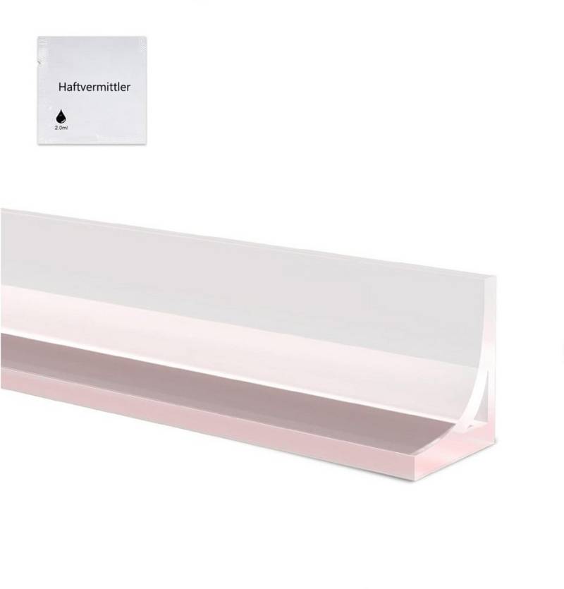 Auledio Abschlussleiste Schwallschutzleiste Dusche Selbstklebend Wasserstopper Silikon, 3 cm hoch, Duschwasserstop von Auledio