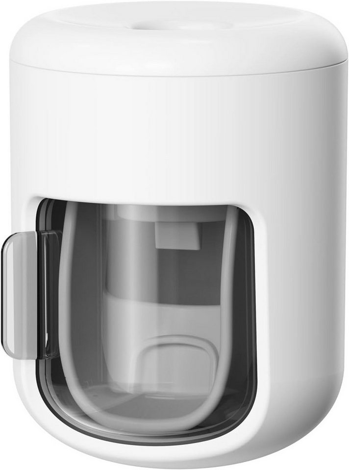 Auledio Zahnbürstenhalter Automatischem Zahnpastaspender, Mit Deckel, Staub- und wassergeschützt, (1-St), Wand montiert Automatischer Zahnpastaspende, für Kinder und Erwachsene von Auledio