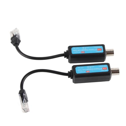 Aumotop 1 Paar 10/100 Mbit/s 1-Kanal-Passiv-IP-Netzwerk-Koaxial-Sender-Empfänger-Extender für IP-NVR-Kamera Aumotop 1 Paar 10/100 Mbit/s 1-Kanal-Passiv-IP-Netzwerk-Koaxial-Sender-Empfänger-Extender für IP-NVR-Kamera von Aumotop