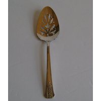 Vintage Silber Vergoldet Oneida Community Tudor Platte Server/Art Deco Durchbohrt Fortune Blumenmuster 1939 Kuchenheber Kuchen Heber Vintage Silber Vergoldet Oneida Community Tudor Platte Server/Art Deco Durchbohrt Fortune Blumenmuster 1939 Kuchenheber Kuchen Heber von AuntieAnnesGems