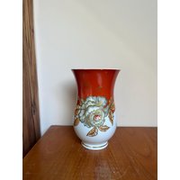 Art. 1054 - Vintage Vase Von Schaubachkunst Mit Floralem Goldrelief Ddr Art. 1054 - Vintage Vase Von Schaubachkunst Mit Floralem Goldrelief Ddr von AuntieMagpiesVintage