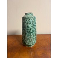 Art. 1207 - Vintage Keramikvase Mit Grüner Marmorierung Zeitlose Eleganz von AuntieMagpiesVintage