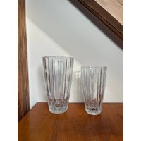 Art. 738 - Elegante Bleikristall Vasen Set Zeitlose Brillanz Mit Verschiedenen Schliffen von AuntieMagpiesVintage