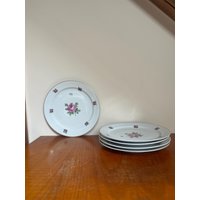 Art. 917 - Set Aus 5 Kuchentellern Mit Rosendekor Von Kaestner Saxonia Art. 917 - Set Aus 5 Kuchentellern Mit Rosendekor Von Kaestner Saxonia von AuntieMagpiesVintage