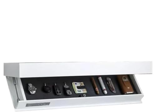 Auosxny Wandboard mit Geheimfach, Magicflap Designer Regal mit Geheimfach, Verstecktes Fach Möbel, für Wohnzimmer oder Büro (Schwarz)(White) von Auosxny