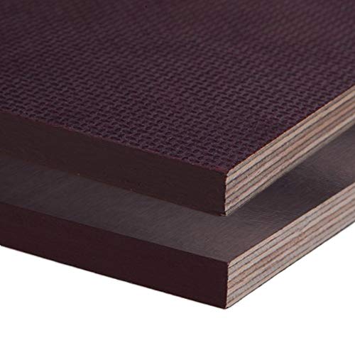 Siebdruckplatte 24mm Zuschnitt Multiplex Birke Holz Bodenplatte (30x30 cm) von AUPROTEC