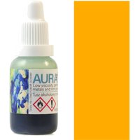 AURA-TINTE Renesans Alkoholtinte für Glas und Metall 15 ml 111 DUNKELGELB von Aura