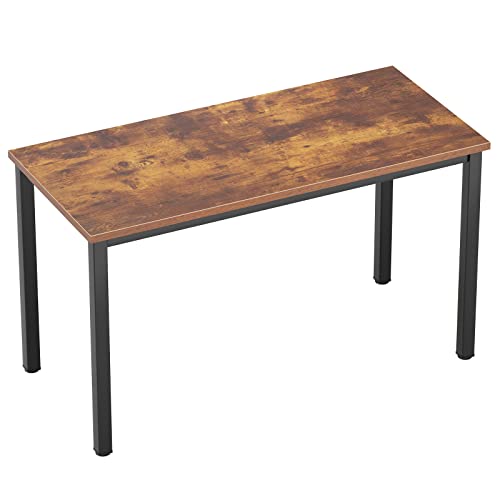 AuraCraft Computer Schreibtisch pc Tisch bürotisch kinderschreibtisch Gaming Schreibtisch klein Arbeitsplatz für das Home-Office (Vintage-Schwarz, 120X60CM) von AuraCraft
