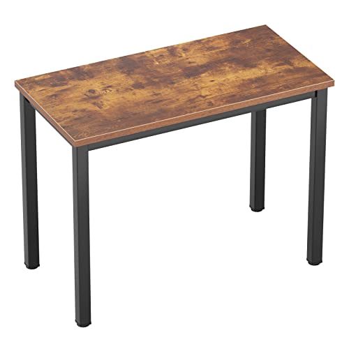 AuraCraft Computer Schreibtisch pc Tisch bürotisch kinderschreibtisch Gaming Schreibtisch klein Arbeitsplatz für das Home-Office (Vintage-Schwarz, 80X40CM) von AuraCraft