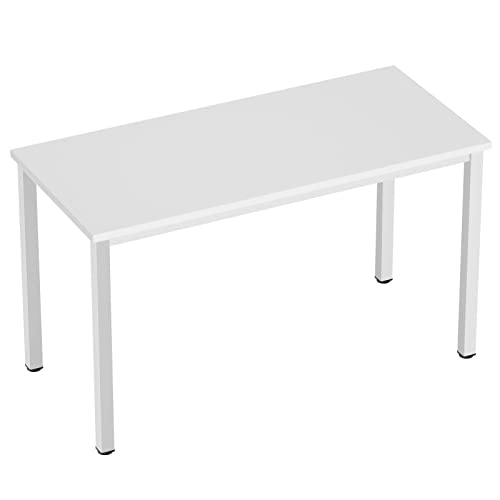 AuraCraft Computer Schreibtisch pc Tisch bürotisch kinderschreibtisch Gaming Schreibtisch klein Arbeitsplatz für das Home-Office (Weiß, 120X60CM) von AuraCraft