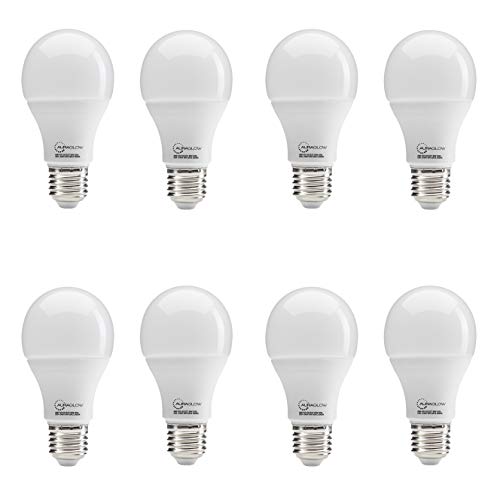 Auraglow 3 Stufenschalter LED Birne Dimmbar ohne Dimmer 14W, 100W EQV - Warmweiß 3000K - E27-8 Pack von Auraglow