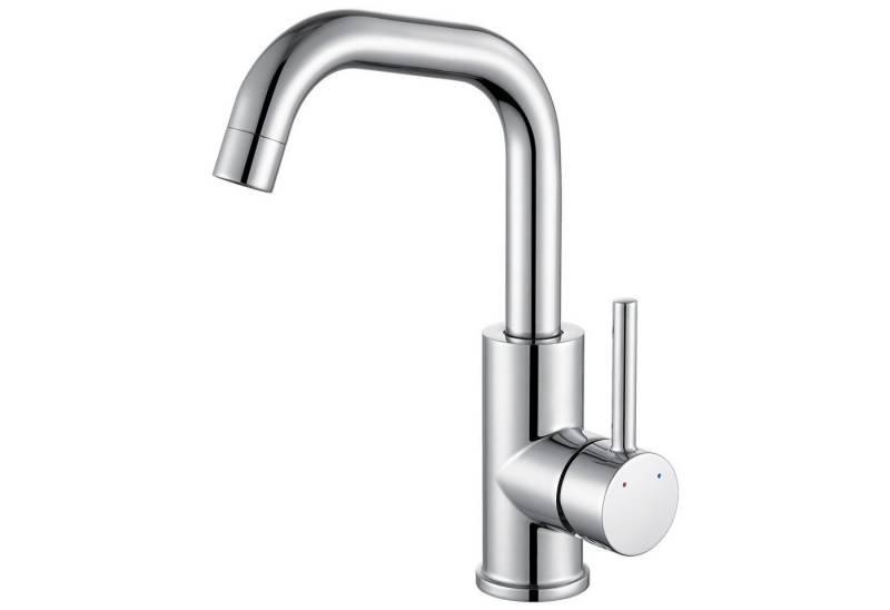Auralum Max Badarmatur 360° Drehbar Wasserhahn Waschbecken Waschtischarmatur Mischbatterie von Auralum Max