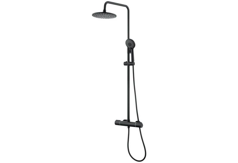 Auralum Max Duschsystem Duschsäulen mit Thermostat Duschsystem Duscharmatur Duschset, 3 Strahlart(en), mit Handbrause Kopfbrause von Auralum Max