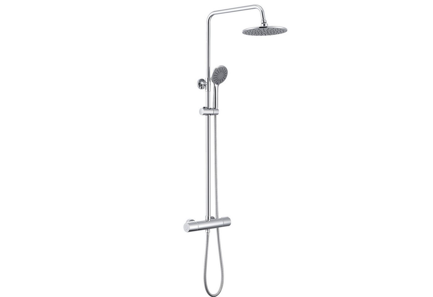 Auralum Max Duschsystem mit Thermostat Duscharmatur Regendusche Duschset Dusch Handbrause, Chorm Auralum Max Duschsystem mit Thermostat Duscharmatur Regendusche Duschset Dusch Handbrause, Chorm von Auralum Max