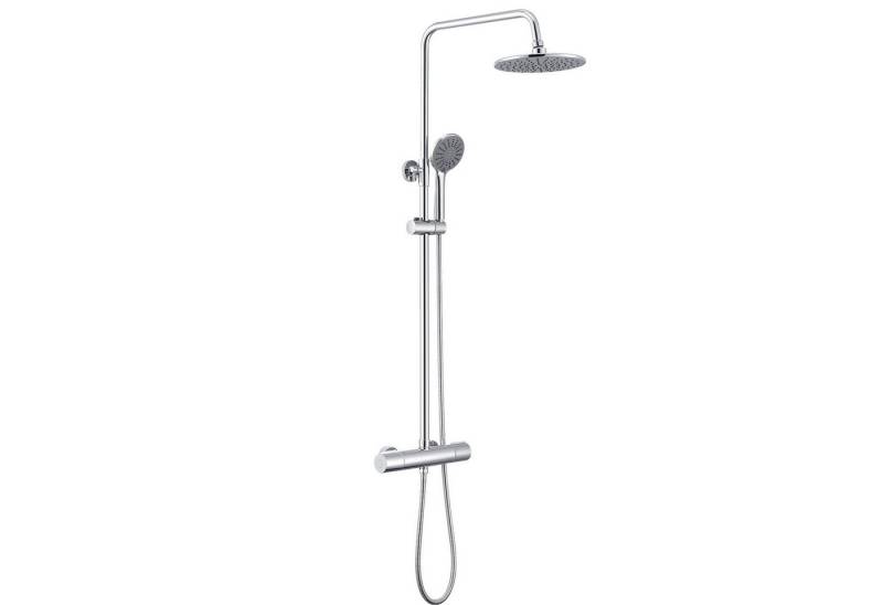 Auralum Max Duschsystem mit Thermostat Duscharmatur Regendusche Duschset Dusch Handbrause, Chorm von Auralum Max