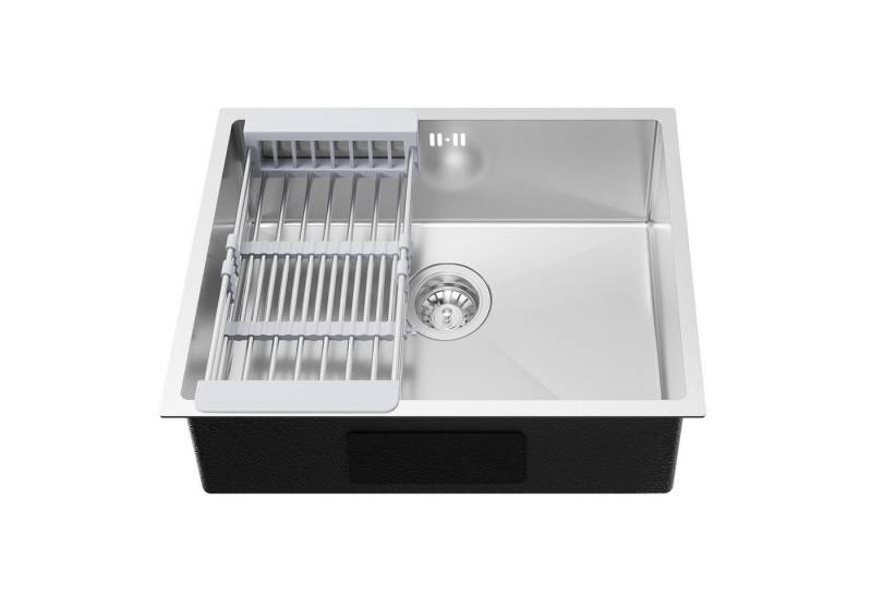 Auralum Max Edelstahlspüle 60x44 cm Küchenspüle Einbauspüle mit Abtropfkorb und Seifenspender, Rechteck Spülbecken, für ab 65 cm Unterschrank Auralum Max Edelstahlspüle 60x44 cm Küchenspüle Einbauspüle mit Abtropfkorb und Seifenspender, Rechteck Spülbecken, für ab 65 cm Unterschrank von Auralum Max