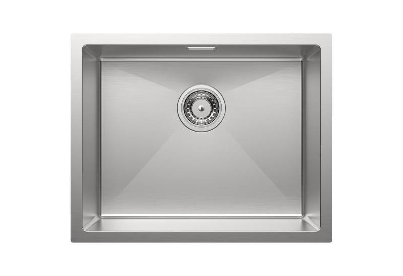 Auralum Max Edelstahlspüle Küchenspüle 55 x 44 cm Spülbecken für ab 60er-Schrank Gebürstet, Edelstahl Küchen Einbauspüle mit Ablaufgarnitur von Auralum Max