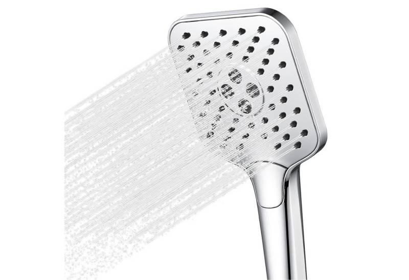 Auralum Max Handbrause mit 3 Strahlarten Universal Hochdruck Duschkopf Duschbrause, Wassersparend Regendusche Handbrause von Auralum Max