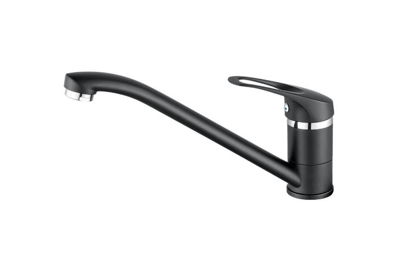 Auralum Max Küchenarmatur 360° Wasserhahn Spültischarmatur Mischbatterie Einhandmischer Schwarz Messing Hauptmaterial von Auralum Max