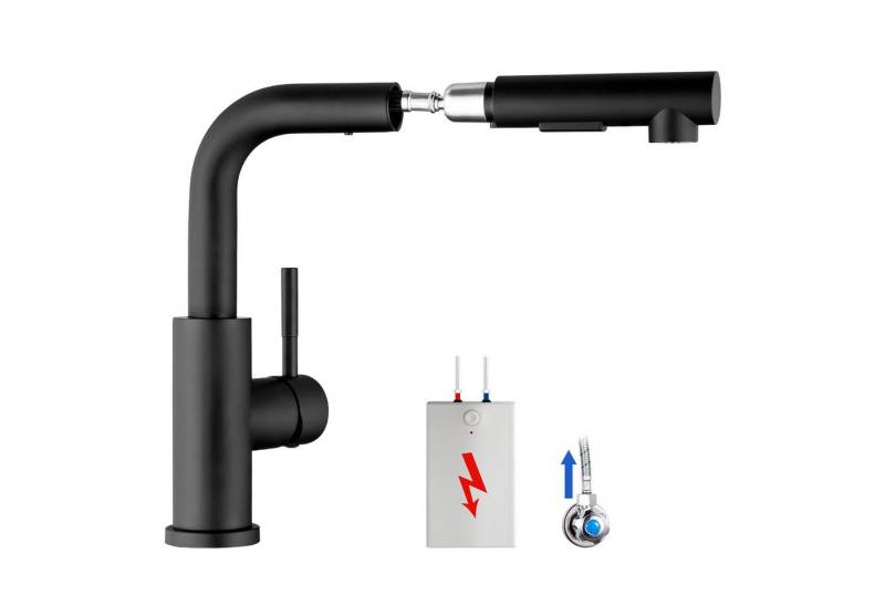 Auralum Max Küchenarmatur Spültischarmatur Niederdruck 360° Ausziehbar Wasserhahn Mischbatterie von Auralum Max