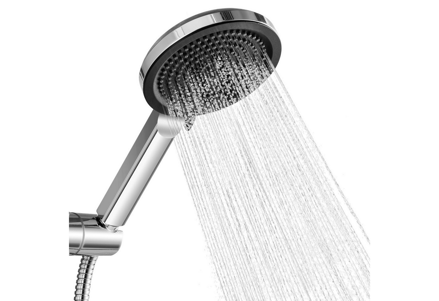 Auralum Max Regenduschkopf Handbrause 4 Strahlarten ABS-Material, (Einhebel-Handbrause, 1-tlg., Silikon-Wasserauslass), G1/2 Universalanschluss von Auralum Max