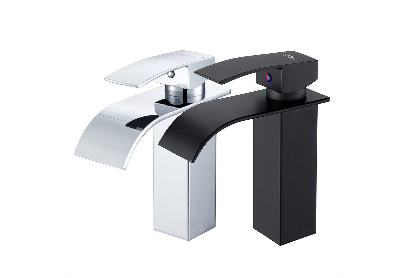 Auralum Max Waschtischarmatur Wasserfall Wasserhahn Badezimmer Badarmatur Edelstahl Mischbatterie 110mm Auslaufhöhe Auralum Max Waschtischarmatur Wasserfall Wasserhahn Badezimmer Badarmatur Edelstahl Mischbatterie 110mm Auslaufhöhe von Auralum Max
