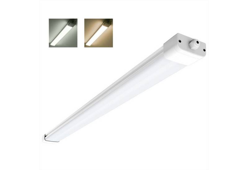 Auralum Deckenleuchte Led Feuchtraumleuchte Feuchtraumlampe Wannenleuchte Deckenleuchte, 60/120/150cm, Neutralweiß Kaltweiß, IP65 von Auralum