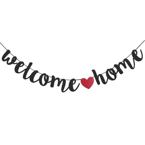 Welcome Home Deko, Willkommen Zuhause Girlande, Welcome Home Girlande, Willkommen Zuhause Banner für Rückkehr Familienfeiern Einzug Schule Saison Party Dekoration Welcome Home Deko, Willkommen Zuhause Girlande, Welcome Home Girlande, Willkommen Zuhause Banner für Rückkehr Familienfeiern Einzug Schule Saison Party Dekoration von Aurasky