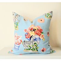 Brunschwig & Fils Gillian's Zebras 20 Zoll Kissen Kissenbezug, Zebrakissen von Aurelia6311