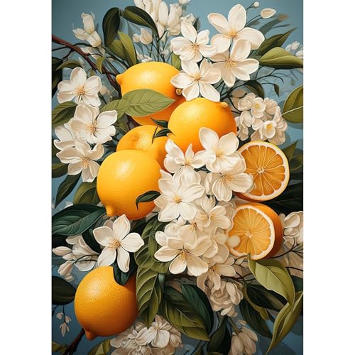 Auremi Zitrone Diamond Painting Erwachsene, 5D Diamant Painting Bilder Erwachsene, DIY Blume Diamond Painting Bilder Diamant Malerei Set für Wanddekoration 30x40cm Auremi Zitrone Diamond Painting Erwachsene, 5D Diamant Painting Bilder Erwachsene, DIY Blume Diamond Painting Bilder Diamant Malerei Set für Wanddekoration 30x40cm von Auremi