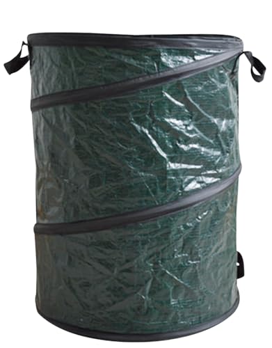Aurexis Garten-Laubsack 180 L – Pop-Up Gartensack aus robustem PE – 56x71 cm – Selbststehender Gartenabfallsack – Grün, faltbar & wiederverwendbar Aurexis Garten-Laubsack 180 L – Pop-Up Gartensack aus robustem PE – 56x71 cm – Selbststehender Gartenabfallsack – Grün, faltbar & wiederverwendbar von Aurexis