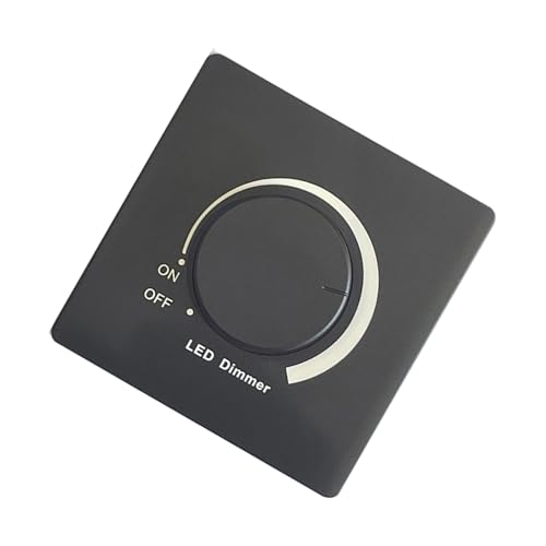 86 Typ Wall Light LED Dimmer Switches Rotary Dimmer 300W Einstellbare Helligkeitsregler Einfach Zu Verwenden Ein Verstellbares Helligkeitspanel Controller 86 Typ Wall Light LED Dimmer Switches Rotary Dimmer 300W Einstellbare Helligkeitsregler Einfach Zu Verwenden Ein Verstellbares Helligkeitspanel Controller von Aurgiarme