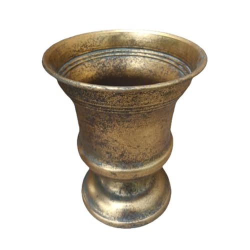 Aurgiarme Antique Metall Pflanzer Bucket Hand Craft Eisenkunst Blumentöpfe Für Hausgarten Dekore Und Getrocknete Blütenarrangement Verwenden Getrocknete Blütenanordnung Vase von Aurgiarme