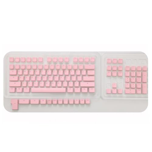Aurgiarme Double Shot Translucent Keycaps PBT OEM Height Keycaps For 117 Keys Mechanical Keyboard Switches Compact Size von Aurgiarme