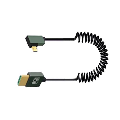 Aurgiarme Feder Retacable HDTV Kabel 8K60Hz Videoübertragung Für Laptop Tablets Gaming Konsolen Kamera Camcorder Spring Feder Retractable Design von Aurgiarme