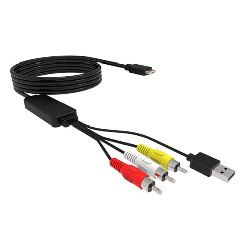 Aurgiarme HDTV Zu-3RCA Konverter Umschalter Videokabel Zu HDTV 3RCA Composite Zu HDTV Zum Anschließen Von HDTV Um Häufiges Anschließen Zu Vermeiden von Aurgiarme