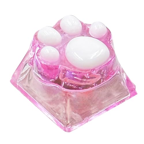 Aurgiarme Lovely Claw Keycap Resin Persönlichkeit Transluzently Backlights Keycap für mechanische Tastaturen von Aurgiarme