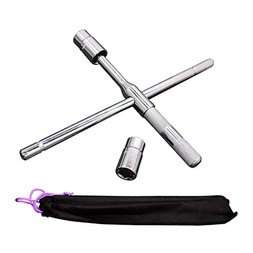 Aurgiarme Radschlüssel, Kruzifix, Kruzifixstrebe, Steckschlüsselentferner, Auto für Autoreifen, Ersatz, 17–23 m Radsatz Aurgiarme Radschlüssel, Kruzifix, Kruzifixstrebe, Steckschlüsselentferner, Auto für Autoreifen, Ersatz, 17–23 m Radsatz von Aurgiarme