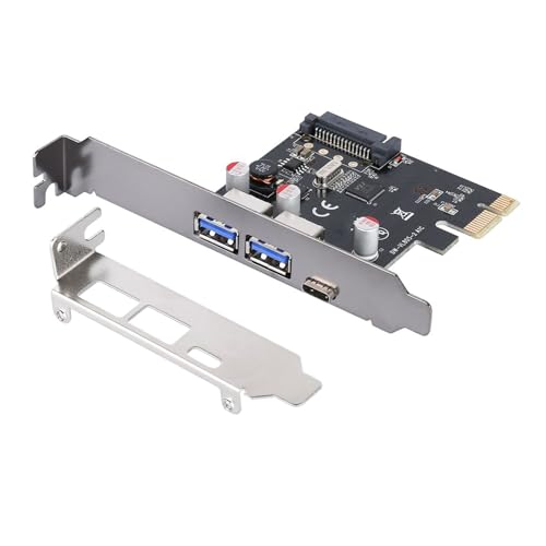 Aurgiarme Schnelle Geschwindigkeit PCIE Zu USB3.0/3.1 Erweiterungskarte VL805 Chip Unterstützt PCIE Kartensteckplatz Für Desktop von Aurgiarme