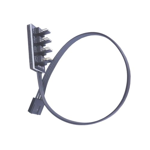 Aurgiarme Stromkabel Splitteradapter 1 Bis 4/5 4Pin Kühlung CPU Cooler Case Chasis Lüfterkabel Für Computerfall 4Pin Management von Aurgiarme