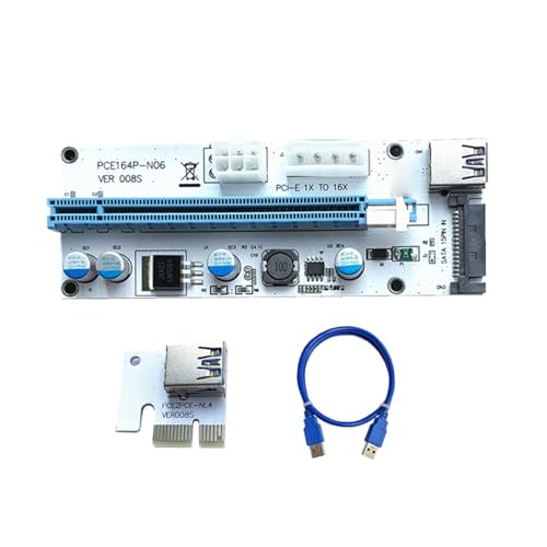 Aurgiarme VER008S PCIe Zu USB3.0-Übertragungsverlängerungsadapter 6-poliger Stromanschluss Schnelle Datenverwaltung von Aurgiarme