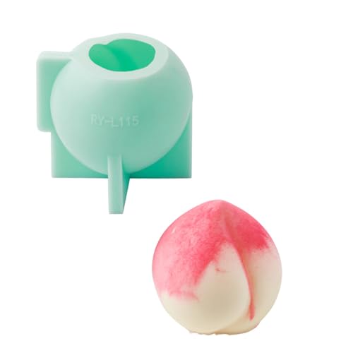 Lebensmittelqualität Silikon Pfirsichform Zum Backen Von Dessert Eisschokolade Flexible Nicht Stick Spülmaschine Küchenwerkzeug Easy Releases Silicon Ice Cream Maker von Aurgiarme