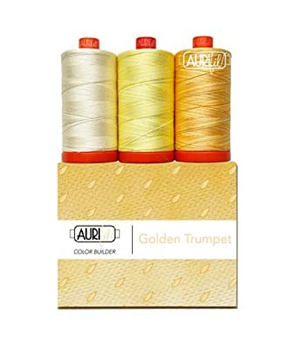 Aurifil 50wt Cotton Color Builder Thread Collection-Golden Trumpet -AC50CP3-021 Aurifil 50wt Cotton Color Builder Thread Collection-Golden Trumpet -AC50CP3-021 von Aurifil